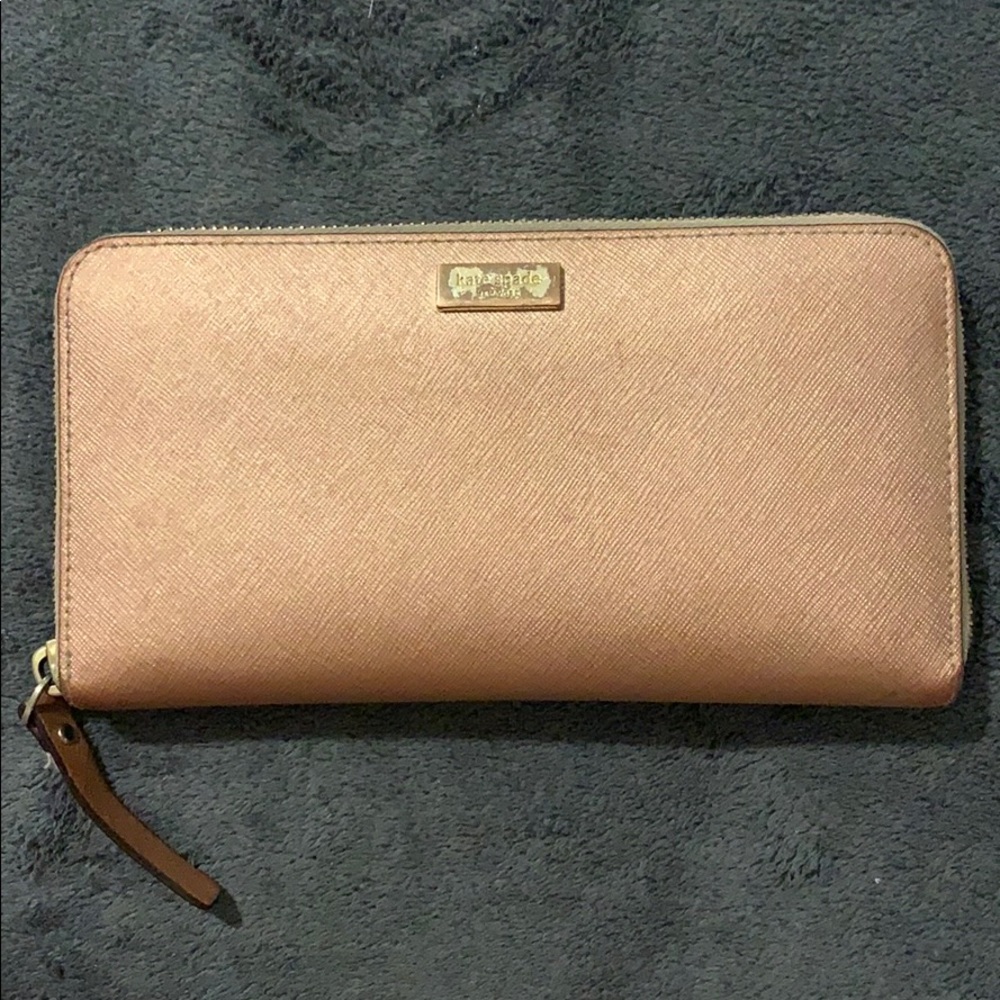 Rose Gold Kate Spade Wallet